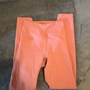 pink lululemon base pace leggings
